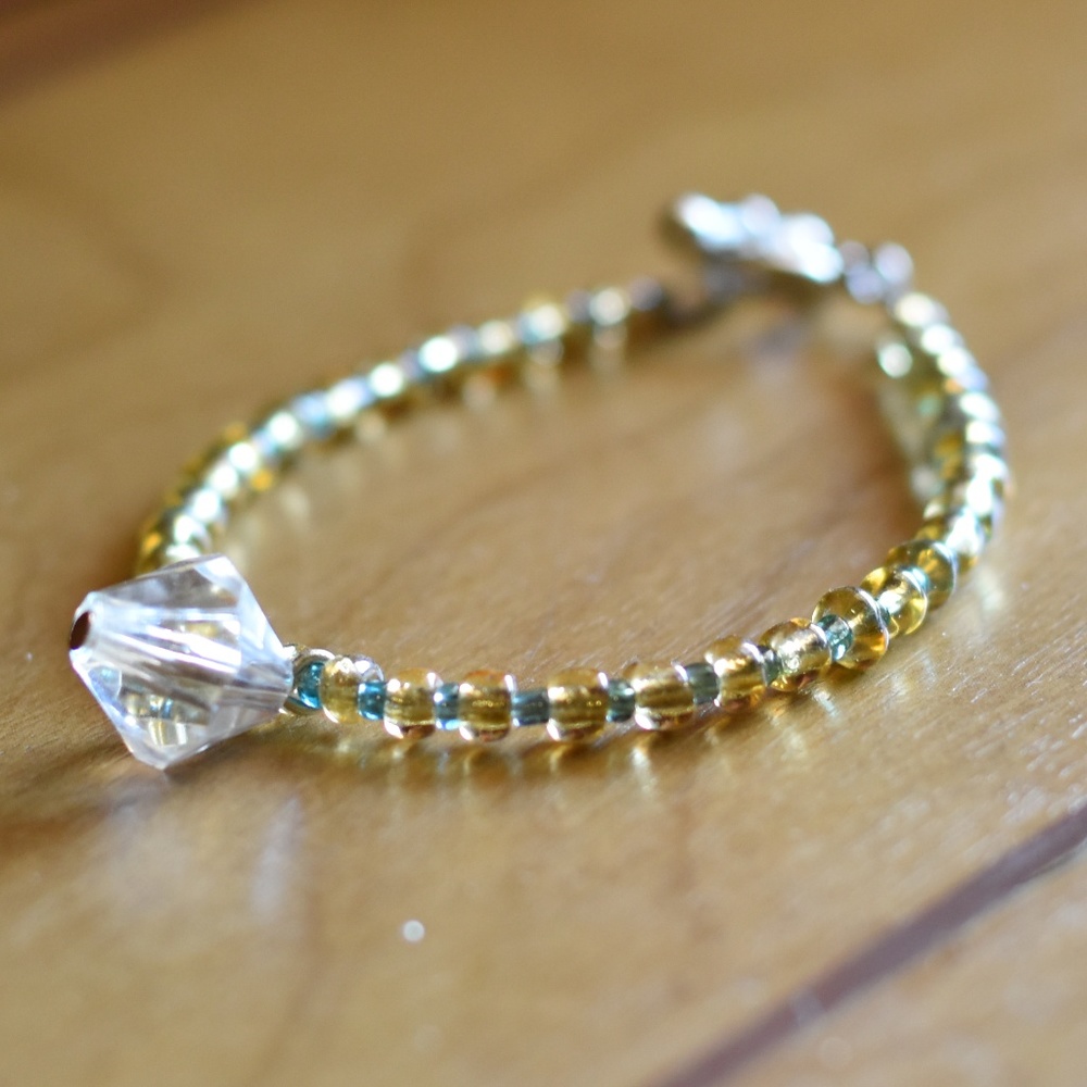 Crystal Charm Bracelet